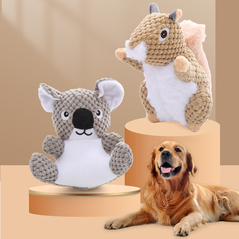 1x Kola Toy Squeaky Pet Plush Toy Padded Chew Toy