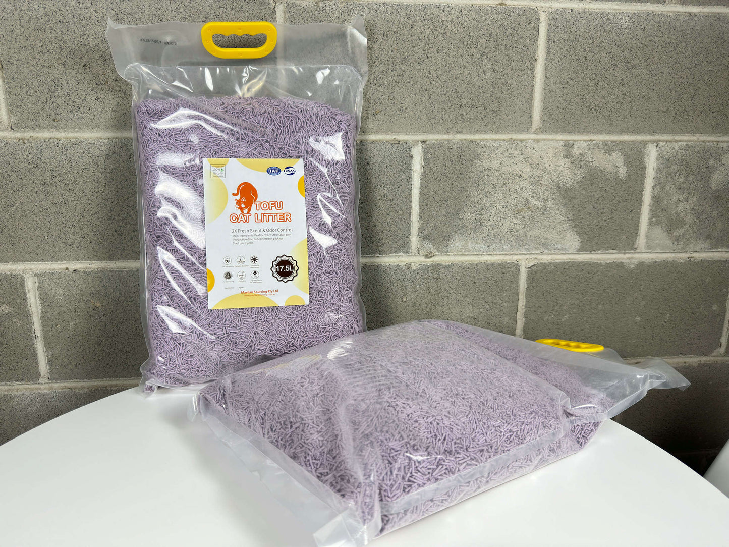 1X Cat Litter 7.1KG 17.5L Tofu Super Absorbent Odour Control Flushable Free Shipping