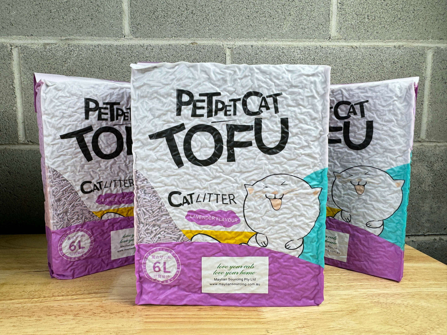1X Cat Litter 2.5KG 6L Tofu Super Absorbent Odour Control Flushable Free Shipping