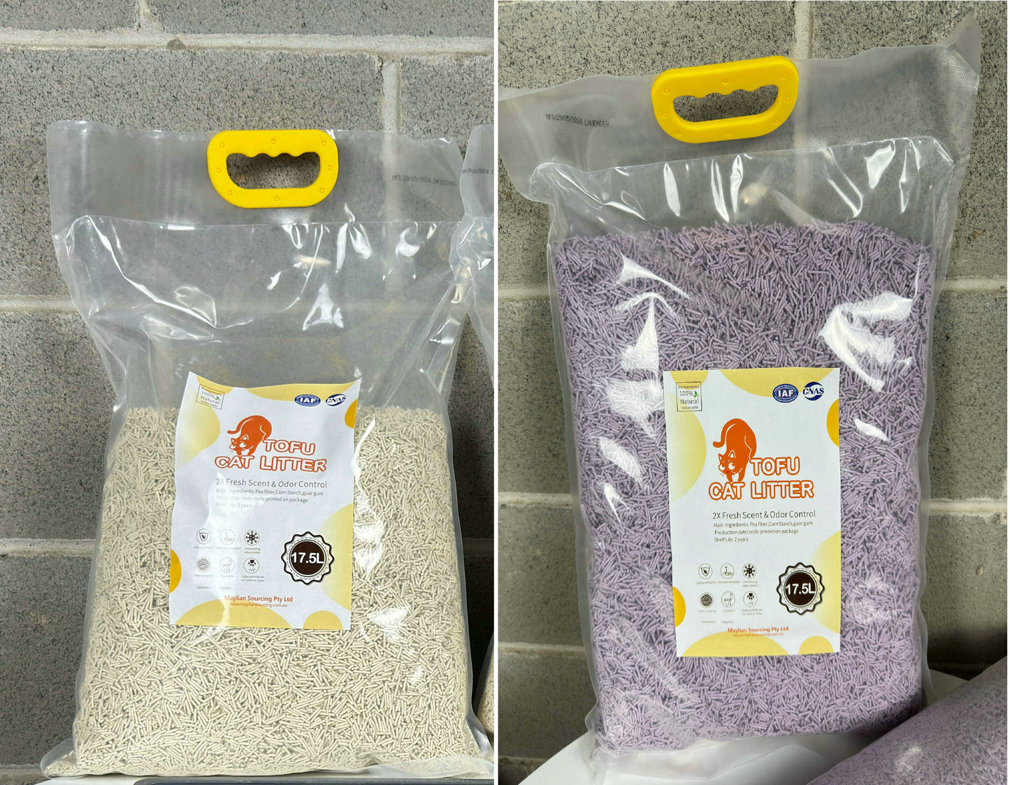 1X Cat Litter 7.1KG 17.5L Tofu Super Absorbent Odour Control Flushable Free Shipping