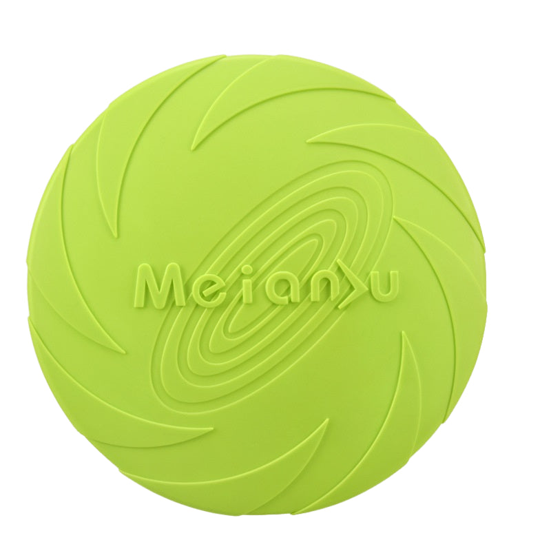 1x TPR Frisbee Dog Flying Disc Chasing Retrieving Chew Toy