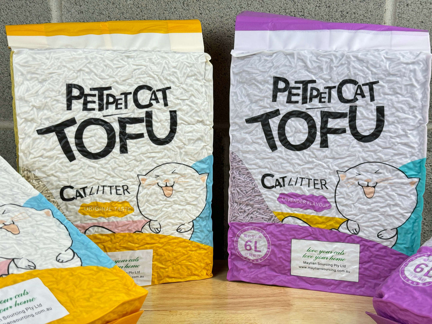 1X Cat Litter 2.5KG 6L Tofu Super Absorbent Odour Control Flushable Free Shipping