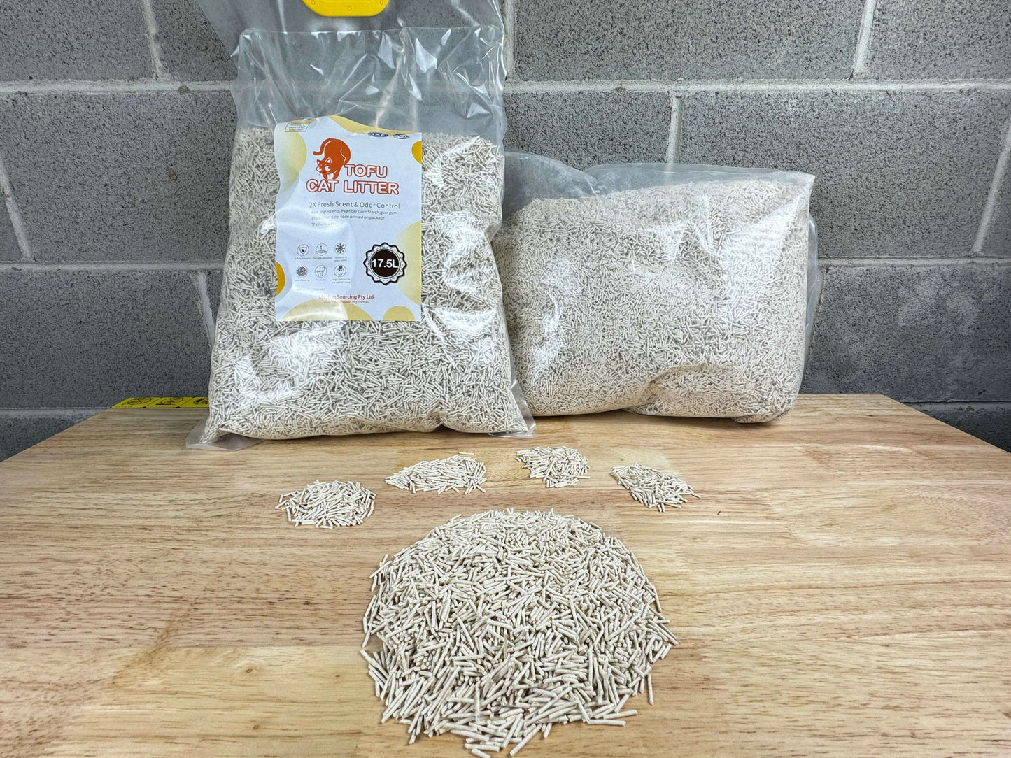 1X Cat Litter 7.1KG 17.5L Tofu Super Absorbent Odour Control Flushable Free Shipping