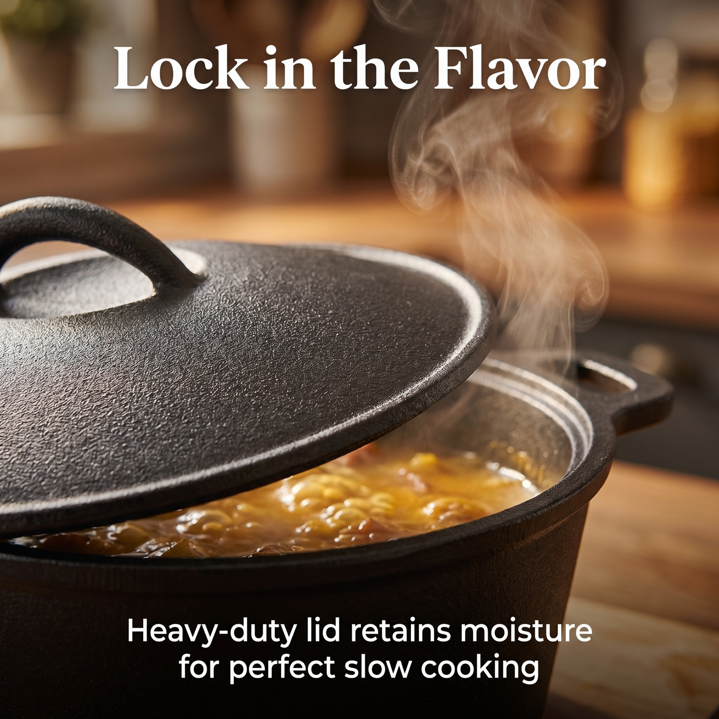 1x Cast Iron Saucepan - 19cm Diameter, 10cm Depth, One-Piece Cast Iron Handle, Premium Heat Retention, Multi-Cooker for Stovetop/Oven, Perfect for Daily Cooking